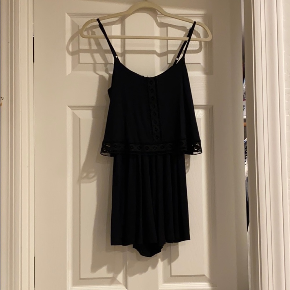 Black Topshop Romper